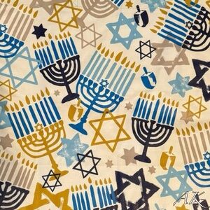 Hanukkah Reusable Tote Bag Menorah 🕎 Judica